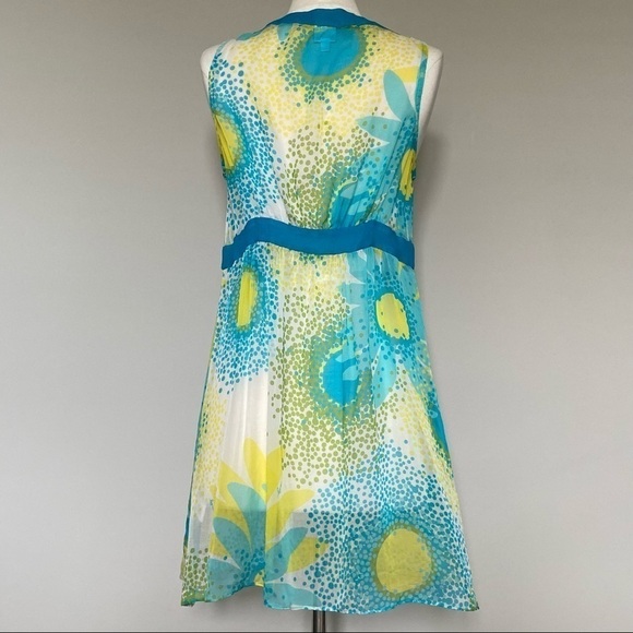 Milly Cabana Tie Front Floral Silk Swim Coverup, M - Picture 8 of 11